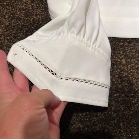 Aritzia Wilfred White Delaney Blouse - Picture 7 of 10